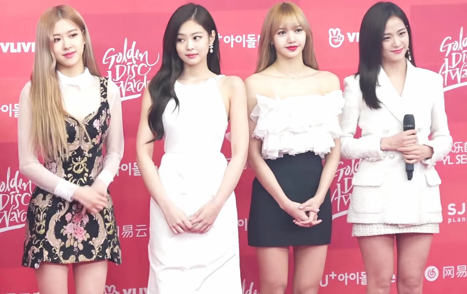 BLACKPINK at the Golden Disc Awards, 2019.