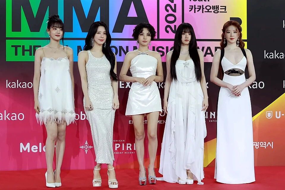 i-dle, then known as (G)I-DLE, at the Melon Music Awards, 2024.